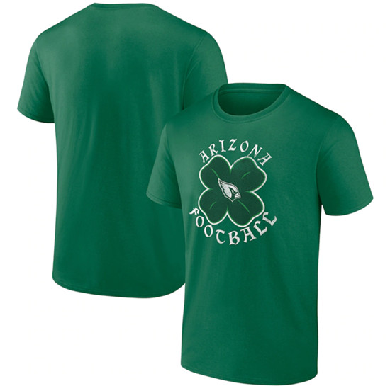 Men's Arizona Cardinals Kelly Green St. Patrick's Day Celtic T-Shirt