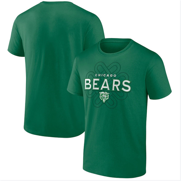 Men's Chicago Bears Kelly Green Celtic Knot T-Shirt