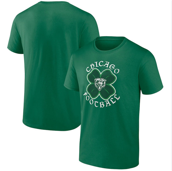 Men's Chicago Bears Kelly Green St. Patrick's Day Celtic T-Shirt