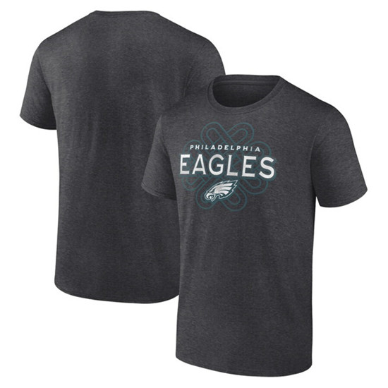 Men's Philadelphia Eagles Charcoal Celtic Knot T-Shirt