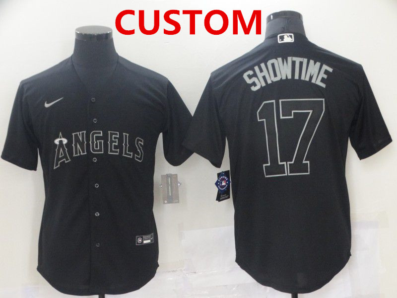 Men Los Angeles Angels Custom Black nickname 2021 Nike MLB Jersey