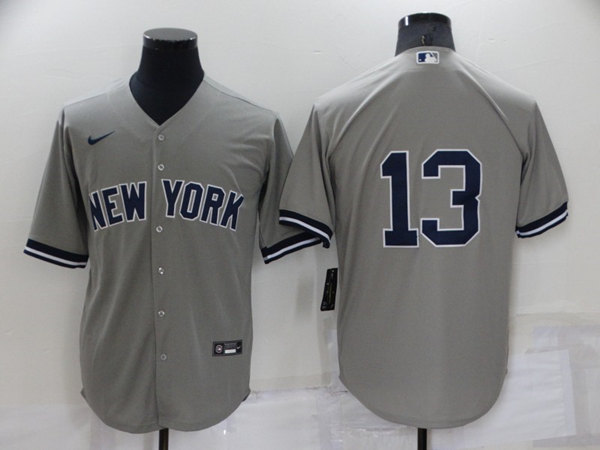 Men's New York Yankees #13 Alex Rodriguez Gray Cool Base Stitched Baseball Jersey Men's New York Yankees #13 Alex Rodriguez Gray Cool Base Stitched Baseball Jersey