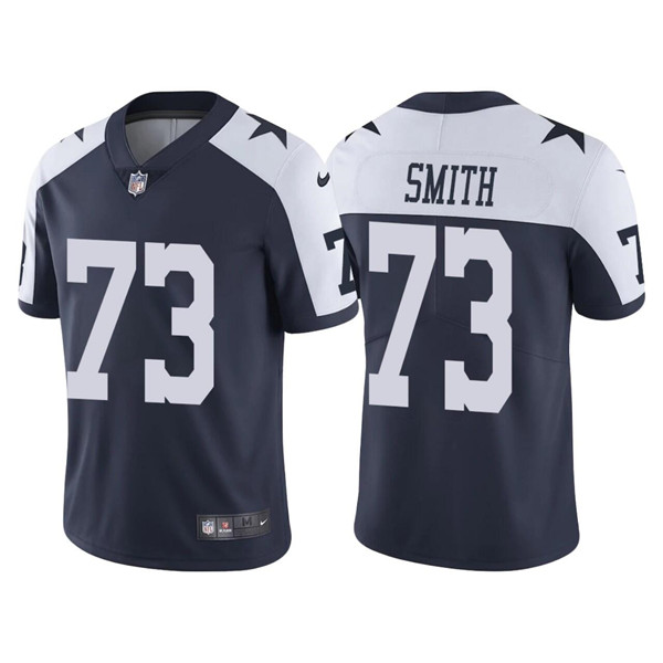 Men's Dallas Cowboys #73 Tyler Smith Navy Thanksgiving Vapor Limited Stitched Jersey Men's Dallas Cowboys #73 Tyler Smith Navy Thanksgiving Vapor Limited Stitched Jersey