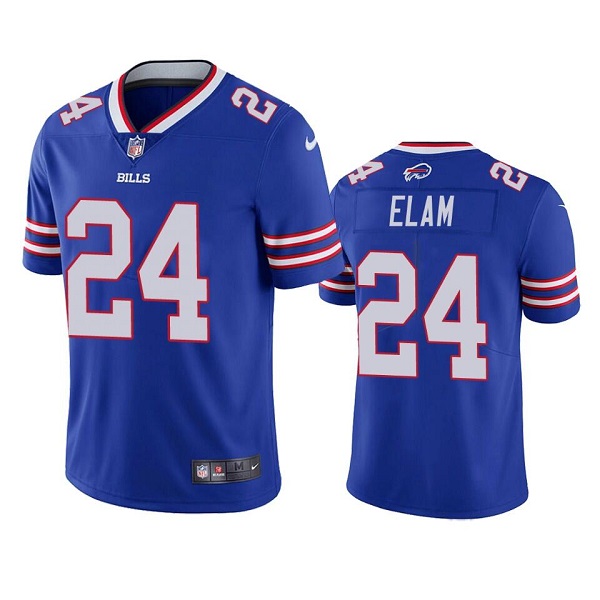 Men's Buffalo Bills #24 Kaiir Elam Blue Vapor Untouchable Limited Stitched Jersey