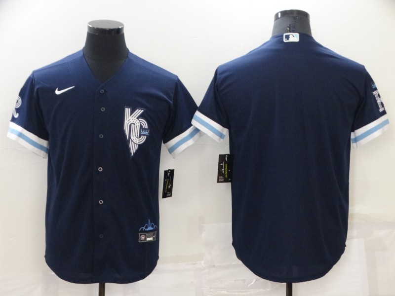 Men's Kansas City Royals Blank 2022 Navy City Connect Cool Base Stitched Jersey Men's Kansas City Royals Blank 2022 Navy City Connect Cool Base Stitched Jersey