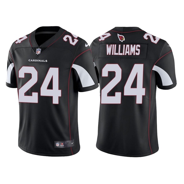 Men's Arizona Cardinals #24 Darrel Williams Black Vapor Untouchable Limited Stitched Jersey