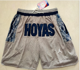 Men's Georgetown Hoyas Gray College Just Don Shorts Swingman Shorts