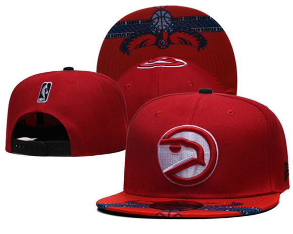 Atlanta Hawks Stitched 75th Anniversary Snapback Hats 009