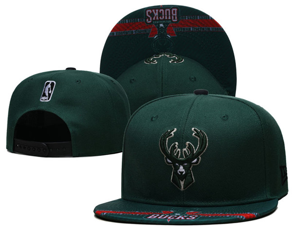 Milwaukee Bucks Stitched Snapback Hats 0016