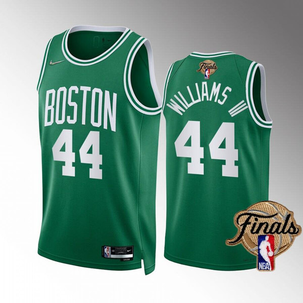 Men's Boston Celtics #44 Robert Williams III Green 2022 Finals Stitched Jersey