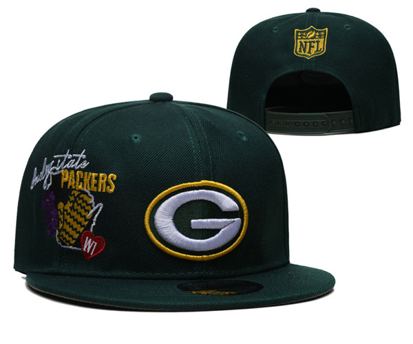 Green Bay Packers Stitched Snapback Hats 0116