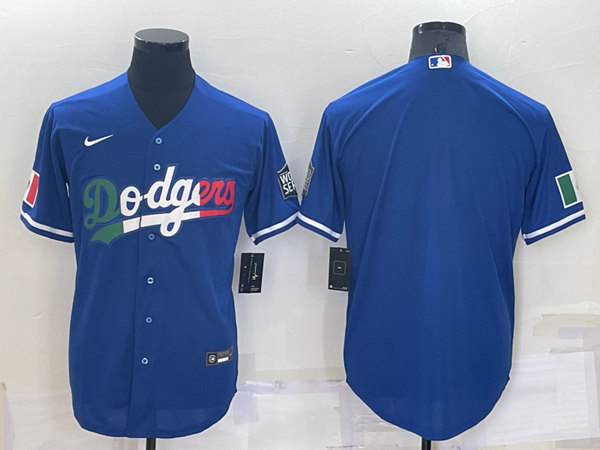 Men's Los Angeles Dodgers Blank Royal Cool Base Stitched Baseball Jersey Men's Los Angeles Dodgers Blank Royal Cool Base Stitched Baseball Jersey