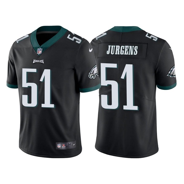 Men's Philadelphia Eagles #51 Cameron Jurgens Black Vapor Untouchable Limited Stitched Jersey