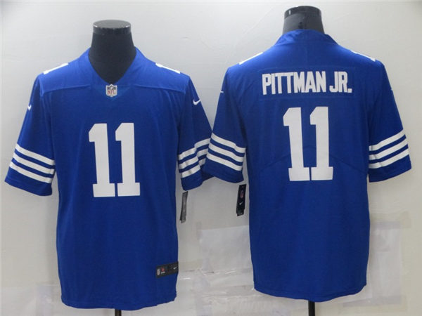 Mens Indianapolis Colts #11 Michael Pittman Jr. Nike Royal Alternate Vapor Limited Jersey