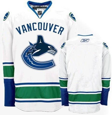 Vancouver Canucks Blank White NHL Jerseys