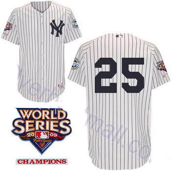 Kids New York Yankees 25 Mark Teixeira White Jerseys Cheap
