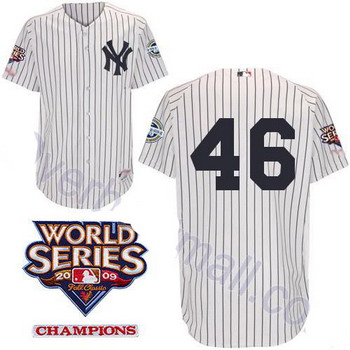 Kids New York Yankees 46 Andy Pettitte WhiteJerseys Cheap