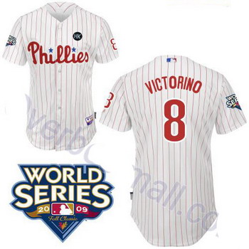 Kids Philadelphia Phillies 8 Shane Victorino white Jerseys Cheap