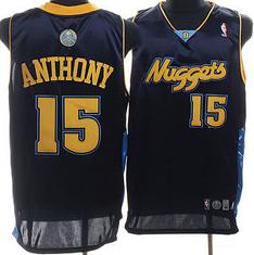Kids Denver Nuggets 15 Carmelo Anthony Dark Blue Jersey Cheap
