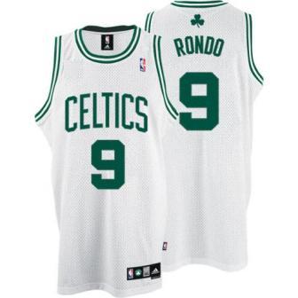 Kids Boston Celtics 9 Rajon Rondo White Jersey Cheap
