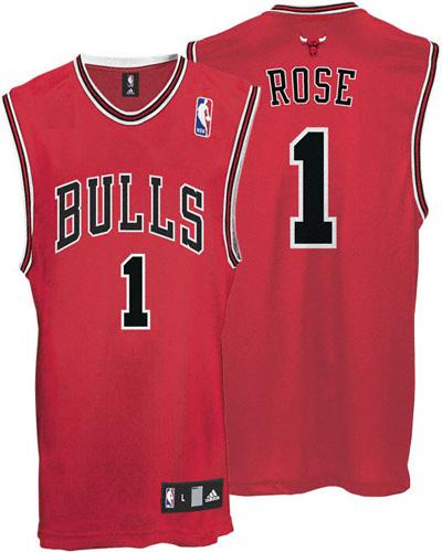 Kids Chicago Bulls 1 Derek Rose Red NBA Jersey Cheap