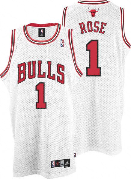 Kids Chicago Bulls 1 Derek Rose White NBA Jersey Cheap