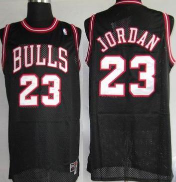 Kids Chicago Bulls 23 Jordan All Black Jersey Cheap