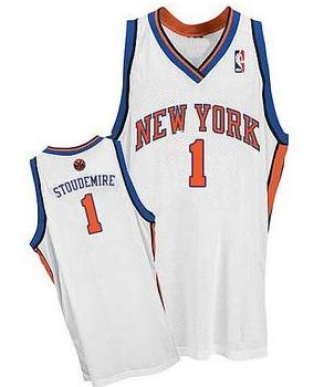 Kids New York Knicks 1 Amare Stoudemire White Jersey Cheap