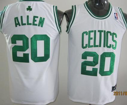 Kids Boston Celtics 20 Allen White Jersey Cheap