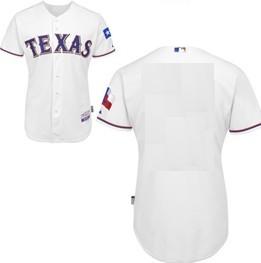 Women Texas Rangers Blank White MLB Jersey