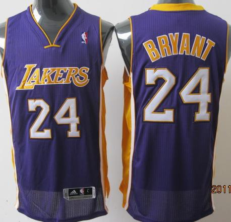 Revolution 30 Los Angeles Lakers 24 Kobe Bryant Purple Jersey Cheap