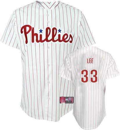 Kids Philadelphia Phillies 33 LEE White Jersey Cheap