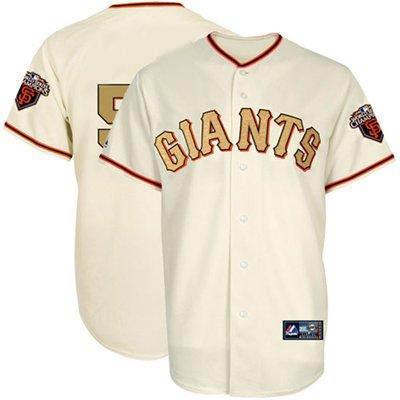 Women 2010 World Series Champions San Francisco Giants 55 Lincecum Gold Program Jersey