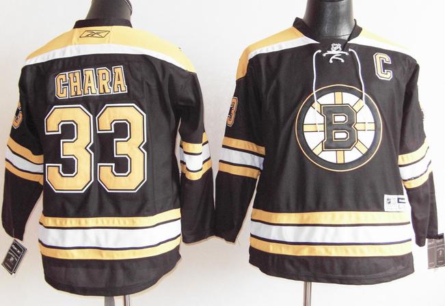 Kids Boston Bruins 33 Zdeno Chara Black NHL Jersey For Sale