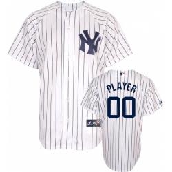 New York Yankees White Pinstripe kids MLB customized jerseys