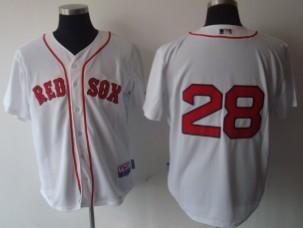 Boston Red Sox 28 Gonzalez White Kids MLB Jersey Cheap