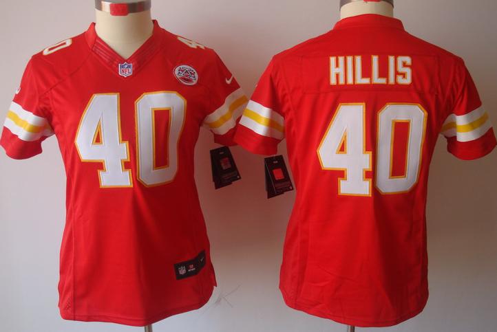 Cheap Women Nike Kansas City Chiefs 40 Peyton Hillis Red Game LIMITED Nike NFL Jerseys