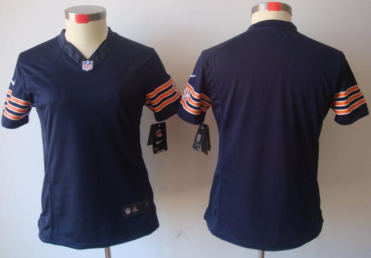 Cheap Women Nike Chicago Bears Blank Blue Game LIMITED NFL Jerseys