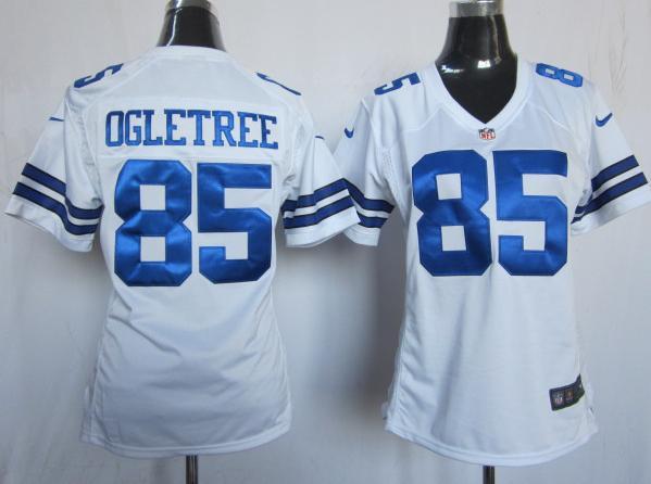 Cheap Women Nike Dallas Cowboys #85 Kevin Ogletree White NFL Jerseys