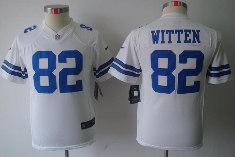 Kids Nike Dallas Cowboys #82 Jason Witten White Game LIMITED NFL Jerseys Cheap