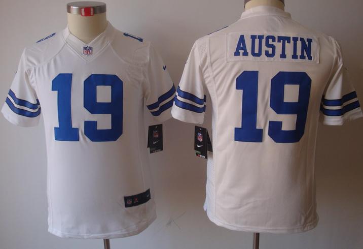 Kids Nike Dallas Cowboys #19 Miles Austin White Game LIMITED NFL Jerseys Cheap