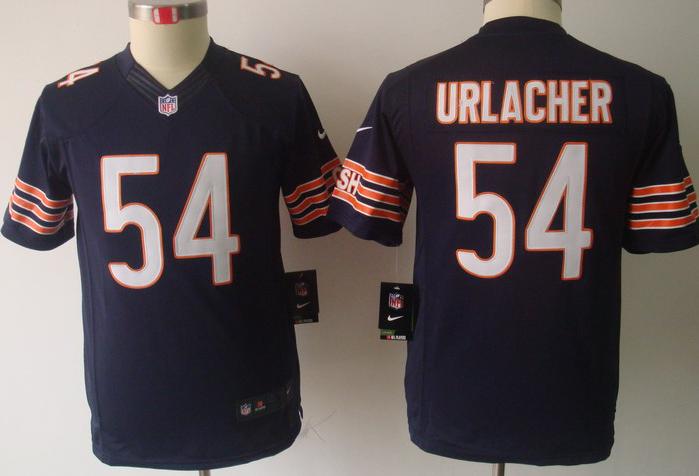 Kids Nike Chicago Bears 54 Brian Urlacher Blue Game LIMITED NFL Jerseys Cheap
