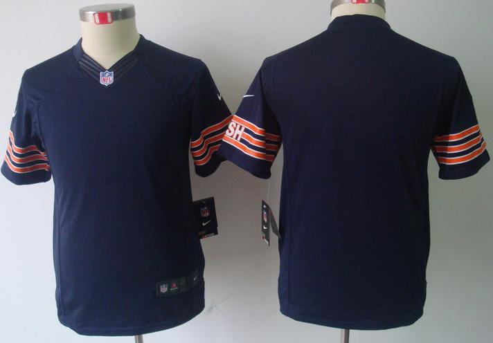 Kids Nike Chicago Bears Blank Blue Game LIMITED NFL Jerseys Cheap