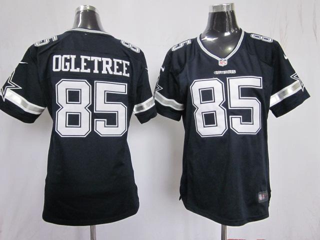 Cheap Women Nike Dallas Cowboys #85 Kevin Ogletree Blue NFL Jerseys
