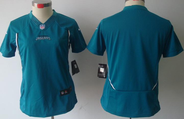 Cheap Women Nike Jacksonville Jaguars Blank Green Game LIMITED NFL Jerseys