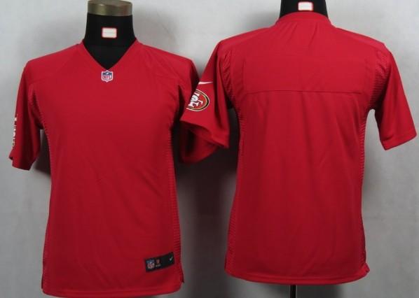 Kids Nike San Francisco 49ers Blank Red Portrait Fashion Game Jerseys1 Cheap