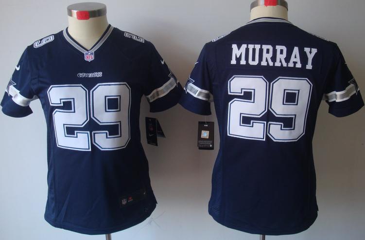 Cheap Women Nike Dallas Cowboys #29 DeMarco Murray Blue Game LIMITED Nike NFL Jerseys