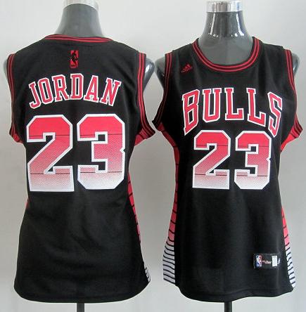 Cheap Women Chicago Bulls 23 Michael Jordan Black Revolution 30 Swingman Jersey