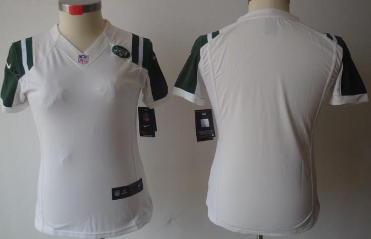 Cheap Women Nike New York Jets Blank White Game LIMITED NFL Jerseys