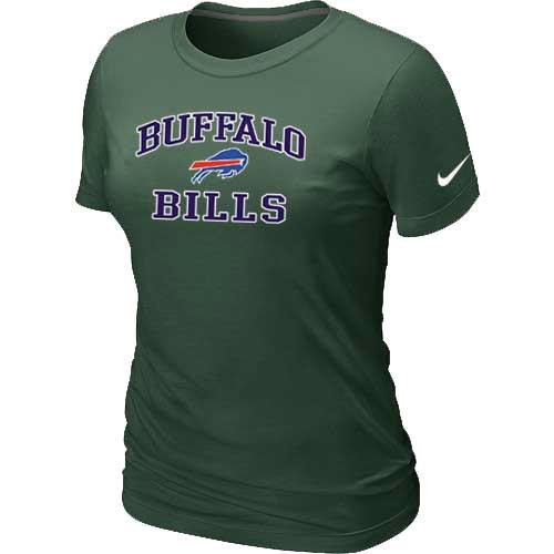Cheap Women Buffalo Bills Heart & Soul D.Green T-Shirt